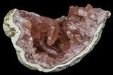 Pink Amethyst Geode Section - Argentina #113320-1